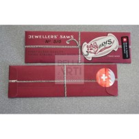 LAME TRAFORO PER METALLI IRIS DIM. 3/0 - 144 SEGHETTE IN 12 ASTUCCI