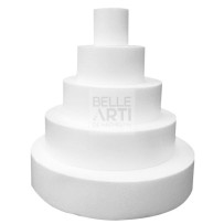 DISCO IN POLISTIROLO DIAM. 10 CM H. 5 CM