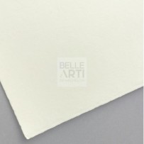 CARTA IN FOGLIO " PESCIA " PER STAMPA D'ARTE 100% COTONE 56X76 CM 300 GR - AVORIO