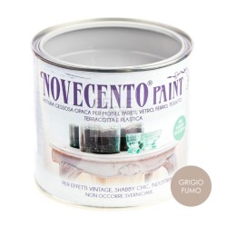 SMALTO " NOVECENTO PAINT " SMALTO GESSOSO 0.50 LT. GRIGIO FUMO