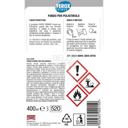 FONDO PRIMER BIANCO PER POLISTIROLO SPRAY 400 ML