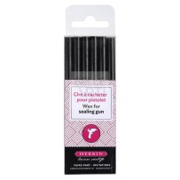 CERALACCA PER PISTOLA STICK 12 CM CONF. 6 PZ - NERO