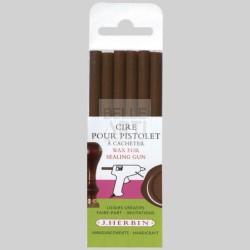 CERALACCA PER PISTOLA STICK 12 CM CONF. 6 PZ - CIOCCOLATO