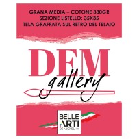 TELA PER PITTURA 60X120 T LINEA " DEM GALLERY " Grana Media TELAIO A BATTUTA ALTA