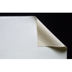 TELA IN ROTOLO H 210 CM 100% COTONE GRANA MEDIA 330 GR/M2 RETRO BIANCO