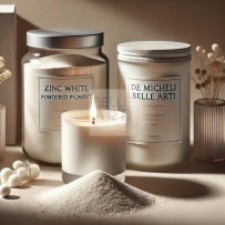 COLORANTE BIANCO ZINCO AI GRASSI PER CERE - CERA GEL - CANDELE - VASETTO DA 5 ML - GR.1