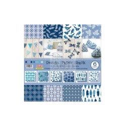 BLOCCO CARTA SCRAPBOOKING 6 FG ASSORTITI 180 GR F.TO 30.5 X 30.5 CM