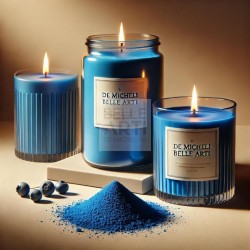 COLORANTE BLU AI GRASSI PER CERE - CERA GEL - CANDELE - VASETTO DA 5 ML - GRU.4