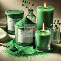 COLORANTE VERDE AI GRASSI PER CERE - CERA GEL - CANDELE - VASETTO DA 5 ML - GRU.3