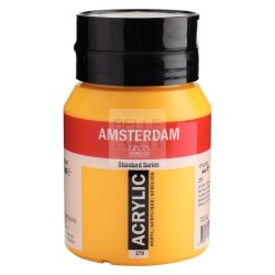 COLORE ACRILICO AMSTERDAM "ACRYLIC" FLACONE DA 600 ML 270 GIALLO AZOICO S