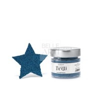 PASTA GLITTER BLU CUORE OCEANO " BRILLI GEL " RILIEVO MULTISUPERFICIE 80 ML.