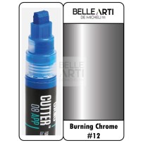 PENNARELLO BASE ACRILICA CUTTER 08 APP PUNTA PIATTA 12 BURNING CHROME