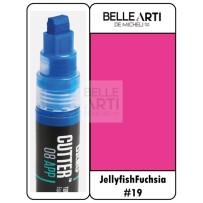 Akrylowy marker bazowy Cutter 08 App Punta Piatta 19 Med wnierysku Fuchsia