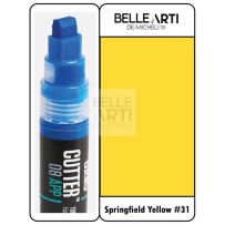 Akrylowy marker bazowy Cutter 08 App Punta Piatta 31 Springfield Yellow