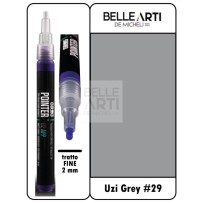 Pennarello wskaźnik 02 okrągłe aplikacje Punta baza akrylowa 29 Uzi Grey