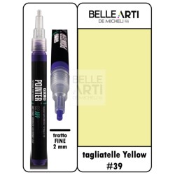 PENNARELLO POINTER 02 APP A PUNTA TONDA BASE ACRILICA 39 TAGLIATELLE YELLOW