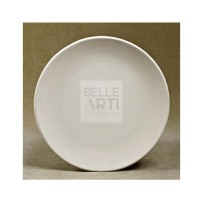 PIATTO IN TERRACOTTA/BISCOTTO Ø 20 CM  COL. BIANCO