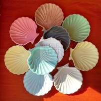 STAMPO IN SILICONE CIOTOLA CONCHIGLIA 10.8X11X2.2 CM  PER CANDELE - SOYA - RESINA - GESSO SINTETICO - JESMONITE