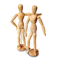 MANICHINO " UOMO " CON BASE CM. 31