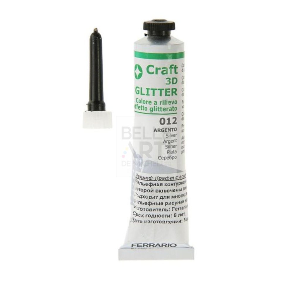 CRAFT 3D GLITTER VERDE 019 DA 20 ML