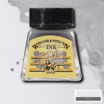 INCHIOSTRO DI CHINA SILVER  14 ML  617