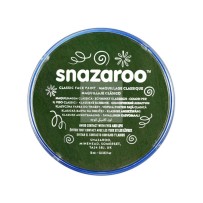 COLORE PER IL BODY ART, VISO, BELLY PAINTING  - FARD ACQUARELLABILE DA 18 ML 455 VERDE SCURO