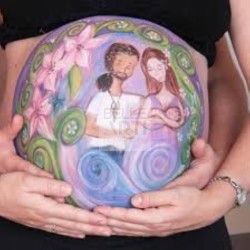 COLORE PER IL BODY ART, VISO, BELLY PAINTING  - FARD ACQUARELLABILE DA 18 ML 755 RAME ELETTRICO