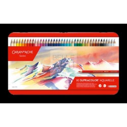 MATITA SUPRACOLOR ACQUARELLABILE SCATOLA IN METALLO DA 80 COL.