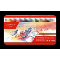 MATITA SUPRACOLOR ACQUARELLABILE SCATOLA IN METALLO DA 80 COL.