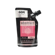 COLORE ACRILICO SERIE ABSTRACT DA 120 ml 604 FLUORESCENTE ROSSO
