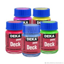 COLORE PER STOFFA COPRENTE DEKA PERM DECK DA 125ml 49 BLU