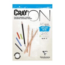 BLOCCO CARTA DA DISEGNO "CRAY'ON" GRANA FINE 120 GR A5