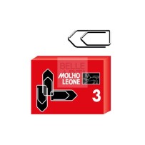 FERMAGLI ZINCATI LEONE NR. 3 SC. DA 100