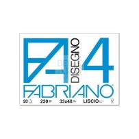 BLOCCO DA DISEGNO FABRIANO F4 33X48 20 FG LISCIO