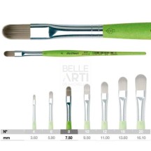 PENNELLO LINGUA DI GATTO S. 375 SERIE " FIT" FILATO GRIGIO M.C. NUM. 8