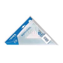 SQUADRA IN PLASTICA 45° 31 CM.