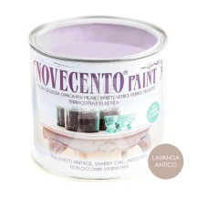 SMALTO " NOVECENTO PAINT " SMALTO GESSOSO 0.50 LT. LAVANDA ANTICO