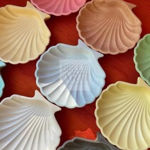 STAMPO IN SILICONE CIOTOLA CONCHIGLIA 10.8X11X2.2 CM  PER CANDELE - SOYA - RESINA - GESSO SINTETICO - JESMONITE