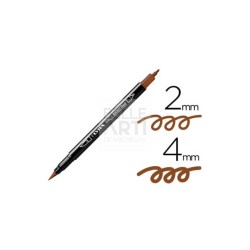 PENNARELLO AQUA BRUSH DUO DUE PUNTE BRUNO VAN DYCK 76