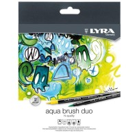 PENNARELLI AQUA BRUSH DUO DUE PUNTE CONF. 12 PZ.