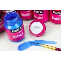 DEKA LACK METALL AKRYLFÄRG 25 ML 46 BLÅ