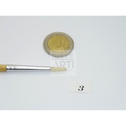 PENNELLO TONDO S. 380 PELO IN SETOLA CINESE MAN. LUNGO N. 3