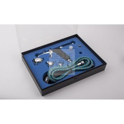 AEROGRAFO IN KIT BD-116AK FENGDA UGE. 0.2 - 0.3 - 0.5 CON TUBO ARIA SERB. 2 - 5 - 13 CC A PISTOLA