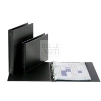 RACCOGLITORE AD ANELLI NERO A3 30X42 VERTICALE