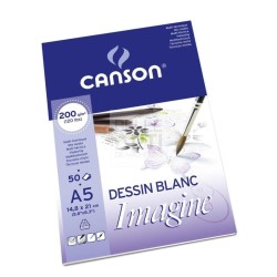 BLOCCO CARTA MULTITECNICA " IMAGINE " 50 FG A5 200 GR