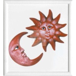 FORMA RILIEVO CM. 21X33  SOLE/LUNA 1