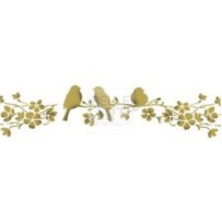 STENCIL E CM 60X7 UCCELLINI SU RAMO