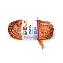 RAFFIA NATURALE GR. 50 ARANCIO