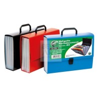 CARTELLA PORTA DOCUMENTI A FISARMONICA CON MANICO