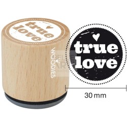 TIMBRO DECORATIVO " TRUE LOVE "